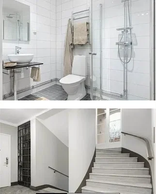 Banyo; doğal ışık, tadilatlı