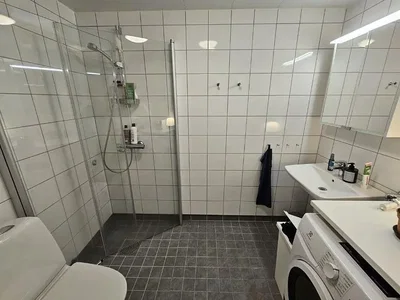 Kupaonica; pločice, prirodno svjetlo, renoviran