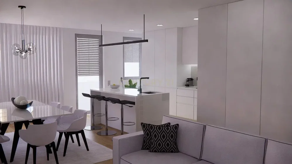 Mutfak; modern stil, doğal ışık