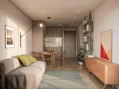 Дневна соба; модерни стил, дрвени под, природно светло