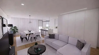 Oturma odası; doğal ışık, modern stil