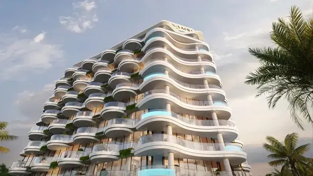 Casa y alrededores; vista