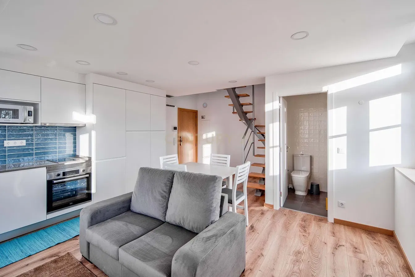 Wohnzimmer; blick, tageslicht, moderner stil