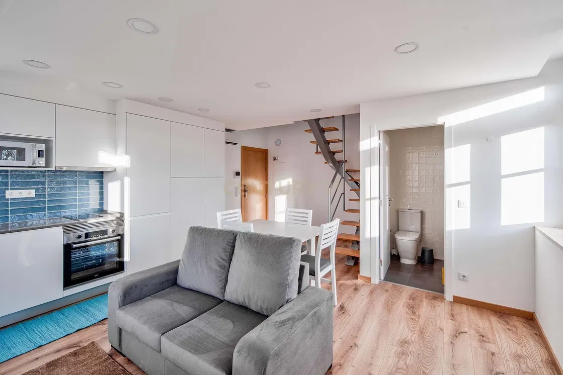 Wohnzimmer; blick, tageslicht, moderner stil