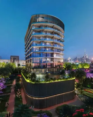 Casa y alrededores; vista