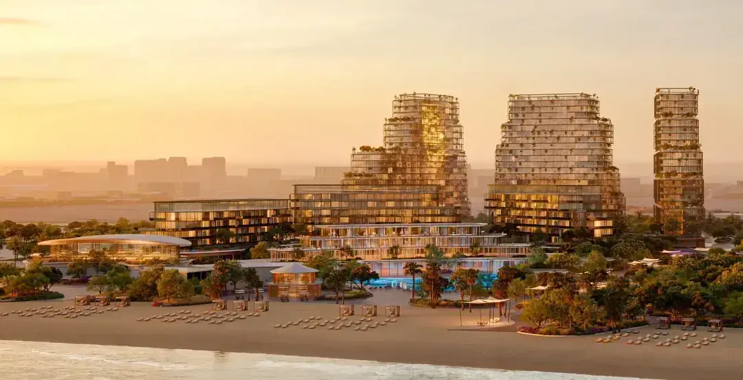 Maison et environs; vue