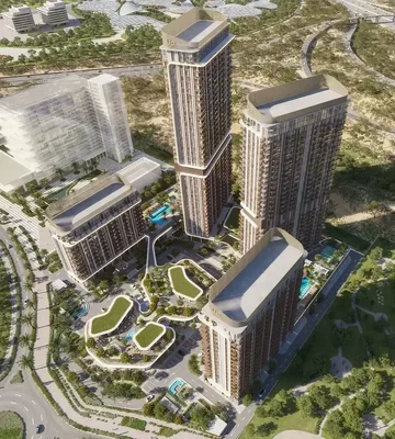 Maison et environs; vue