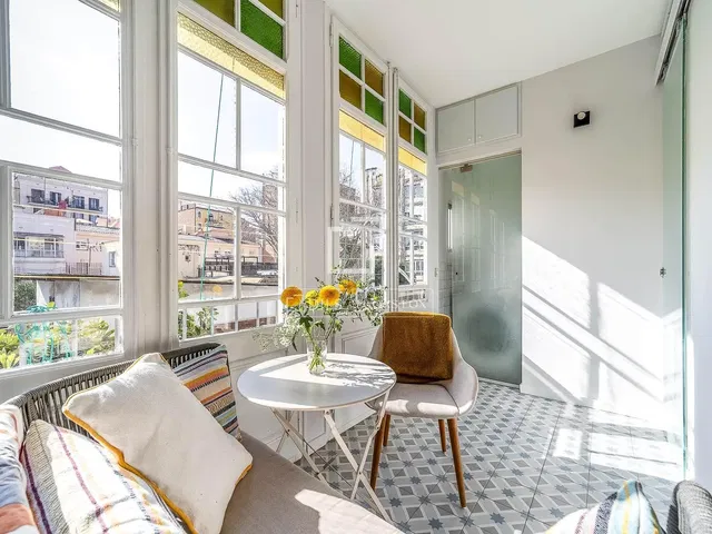 Living room; view, natural light