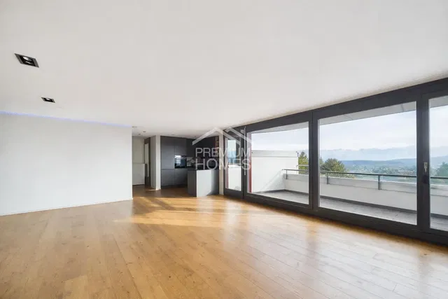 Living room; view, wood floor, natural light