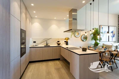 Mutfak; mutfak aletleri, modern stil, doğal ışık, tadilatlı