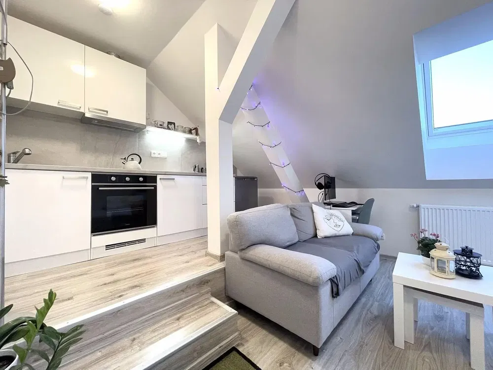 Wohnzimmer; küchengeräte, tageslicht, moderner stil