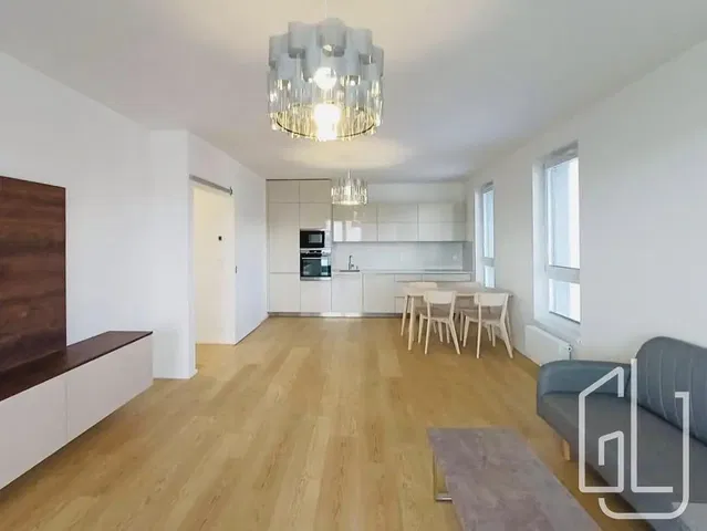 Wohnzimmer; tageslicht, moderner stil, holzboden, küchengeräte