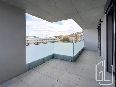 Balkon; blick, fliesenboden