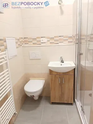 Banyo; fayans zemin, tadilatlı, doğal ışık