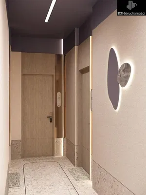 Vestiaire; carrelage, lumière naturelle