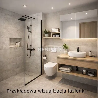 Salle de bain; carrelage, rénové, lumière naturelle, style moderne