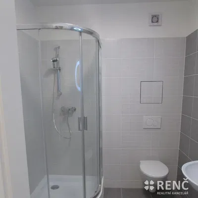 Koupelna; dlažba, přirozené světlo, po rekonstrukci