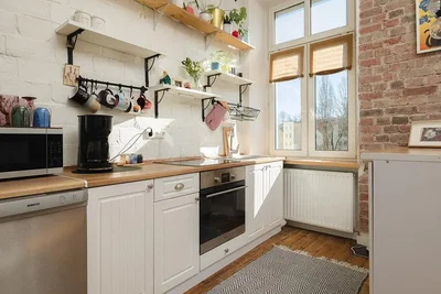 Kuhinja; prirodno svjetlo, moderni stil