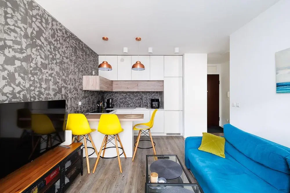 Oturma odası; modern stil, doğal ışık