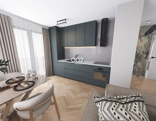 Küche; küchengeräte, moderner stil, tageslicht, holzboden