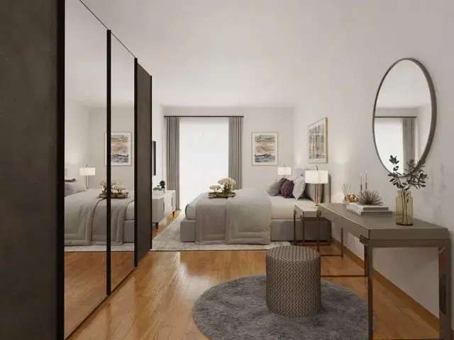 Chambre; parquet, lumière naturelle, style moderne