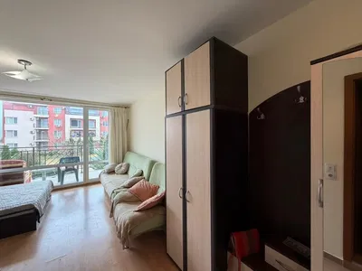 Bedroom; view, wood floor, natural light