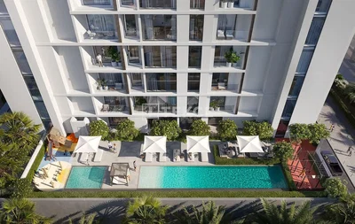 Maison et environs; vue