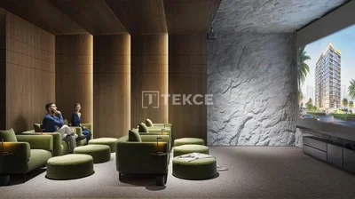 Salon; vue, style moderne