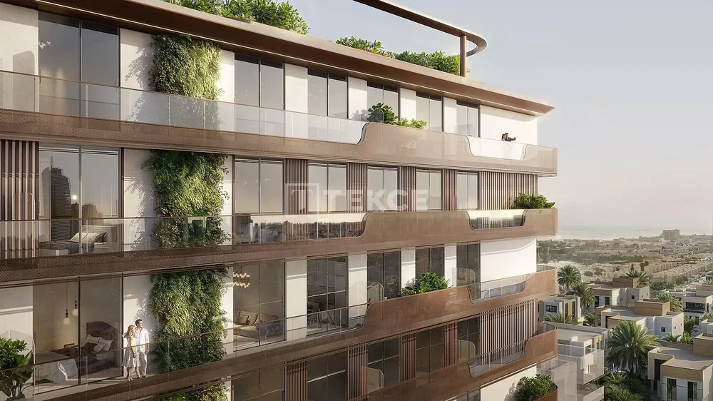 Maison et environs; vue