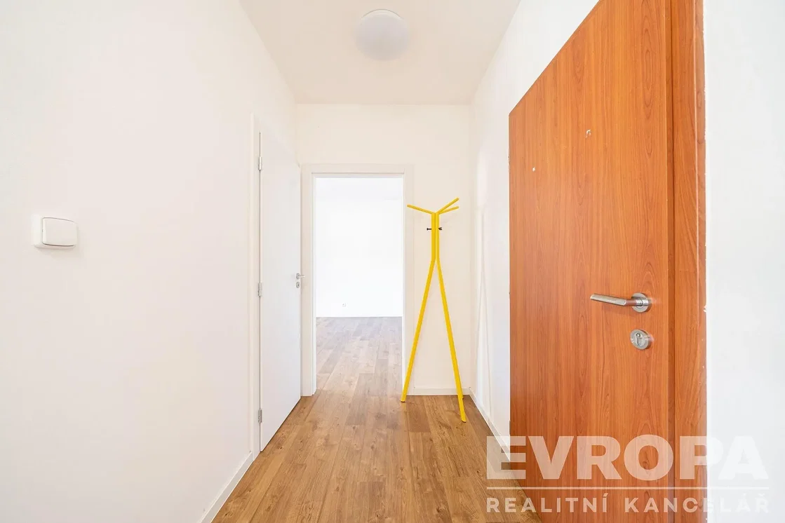 Cloakroom; wood floor, natural light