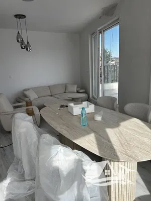 Living room; natural light, needs renovation, modern style