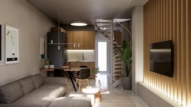 Dnevna soba; prirodno svjetlo, moderni stil