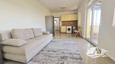 Living room; tile floor, view
