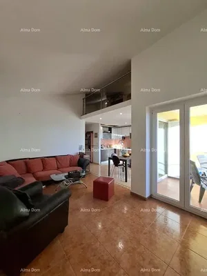 Salon; carrelage, vue, lumière naturelle