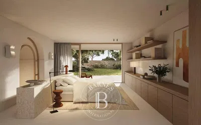 Chambre; vue, lumière naturelle, style moderne