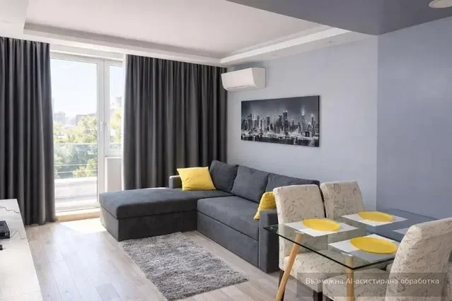 Salon; vue, lumière naturelle, style moderne