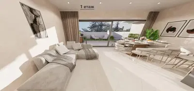 Obývací pokoj; výhled, přirozené světlo, moderní styl
