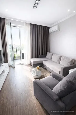 Soggiorno; vista, luce naturale, stile moderno