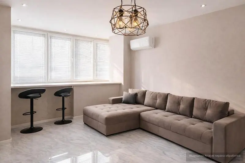 Dnevni boravak; prirodna svjetlost, moderan stil