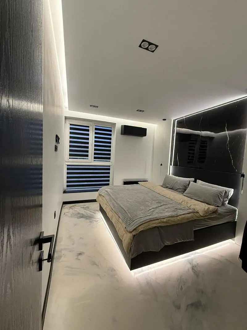 غرفة نوم; ضوء طبيعي, أسلوب عصري