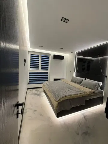 غرفة نوم; ضوء طبيعي, أسلوب عصري