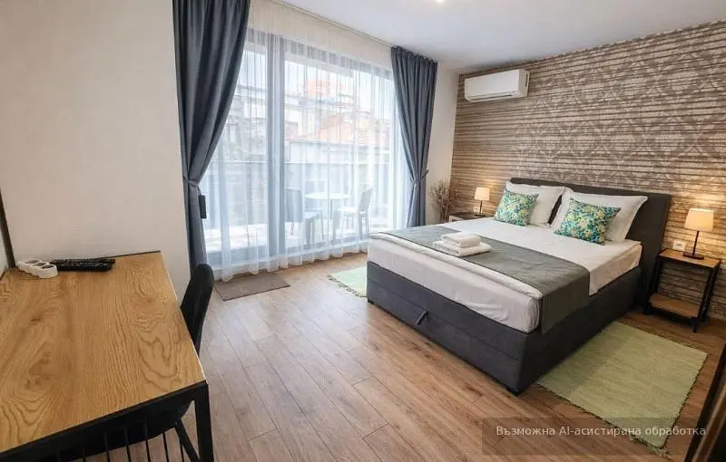 Camera da letto; luce naturale, stile moderno