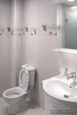 Toilette; pavimento in piastrelle, ristrutturato, luce naturale, stile moderno