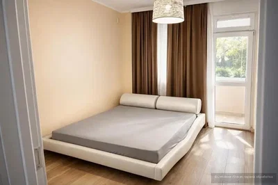 Camera da letto; luce naturale, pavimento in legno