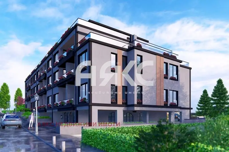 Dům a okolí; výhled