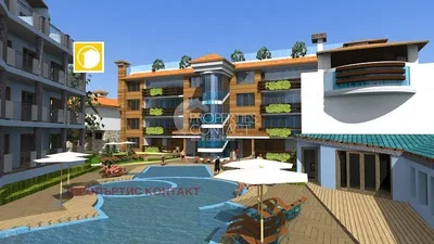 Maison et environs; vue