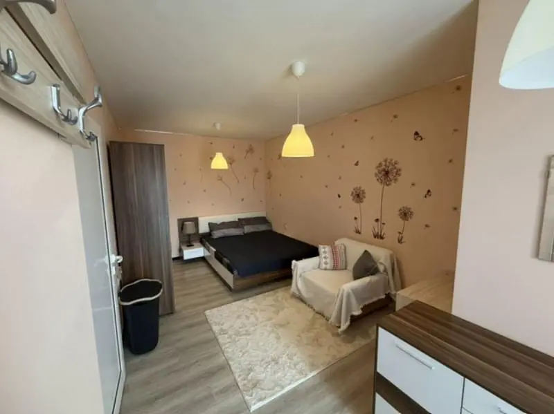 Chambre; lumière naturelle, style moderne