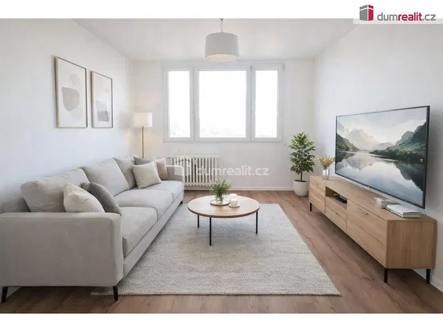 Obývací pokoj; přirozené světlo, moderní styl
