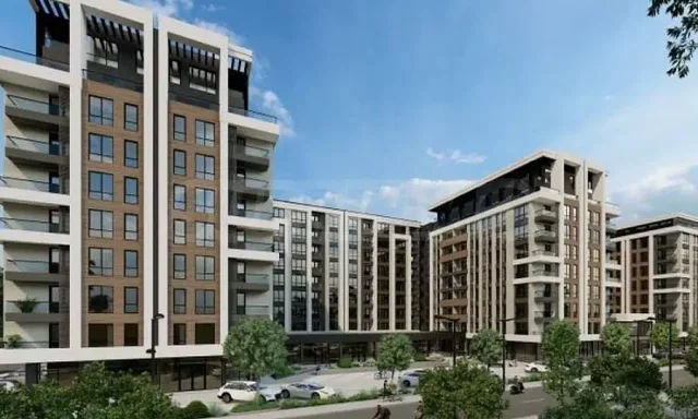 Maison et environs; vue