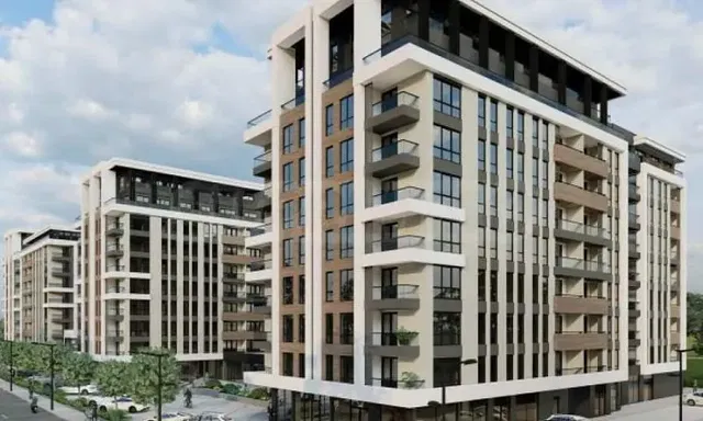 Maison et environs; vue